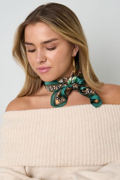 Summer scarves Flower Casual Polyester Daily Accessories h5 Picture2